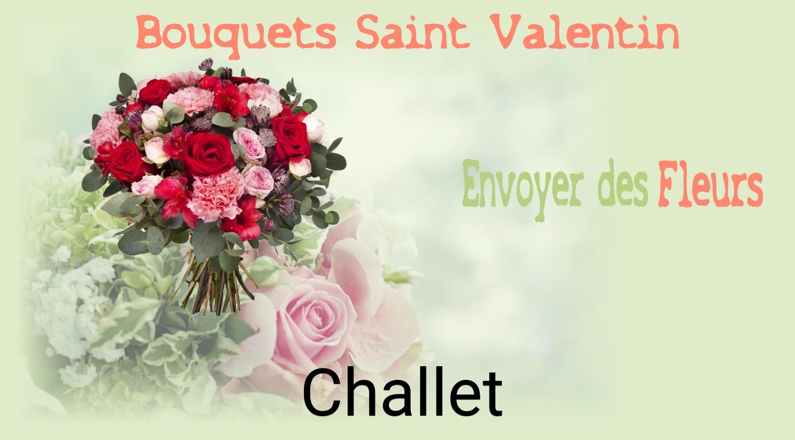 Roses de Saint-Valentin livrées à Challet